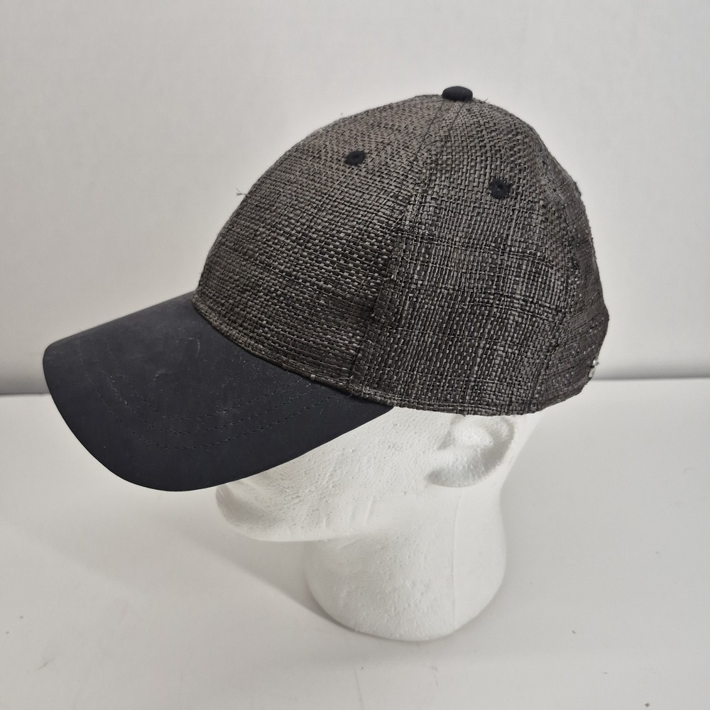 Lululemon Hat Baller Baseball Straw Sunset Black 2016 OSFA Strapback Adjustable